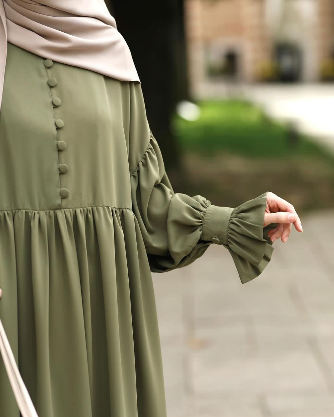New long Turkish Abaya with stoller