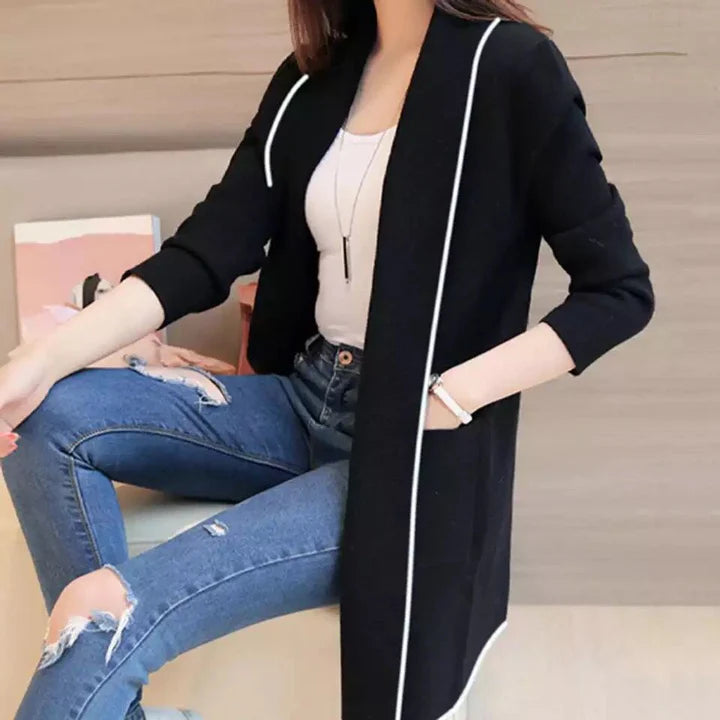 Women Winter outfits Lapel Casual Coat -0571