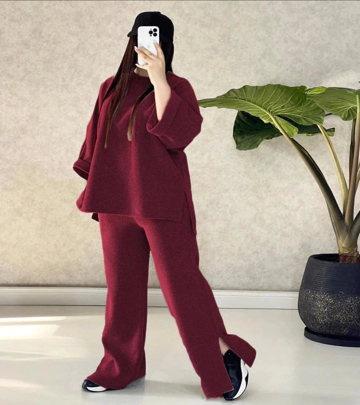 Winter Bottom Cut Style 2 Pcs Outfit -0564