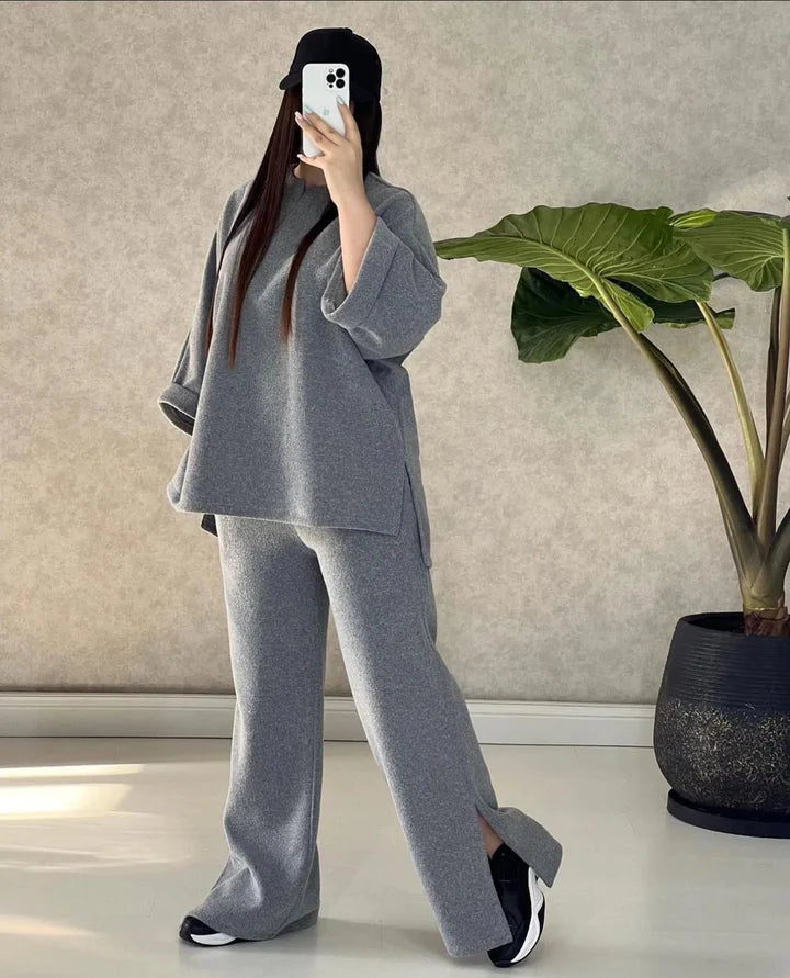 Winter Bottom Cut Style 2 Pcs Outfit -0564