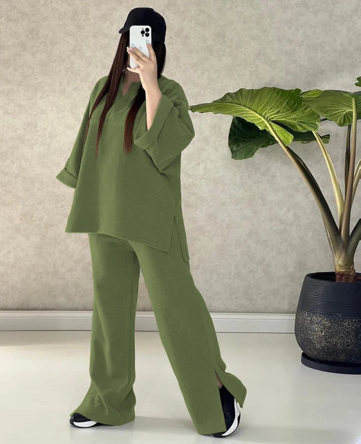 Winter Bottom Cut Style 2 Pcs Outfit -0564