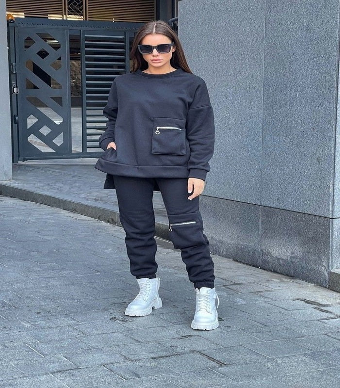 The Merce Winter Wear Pocket Style Tracksuit -0456