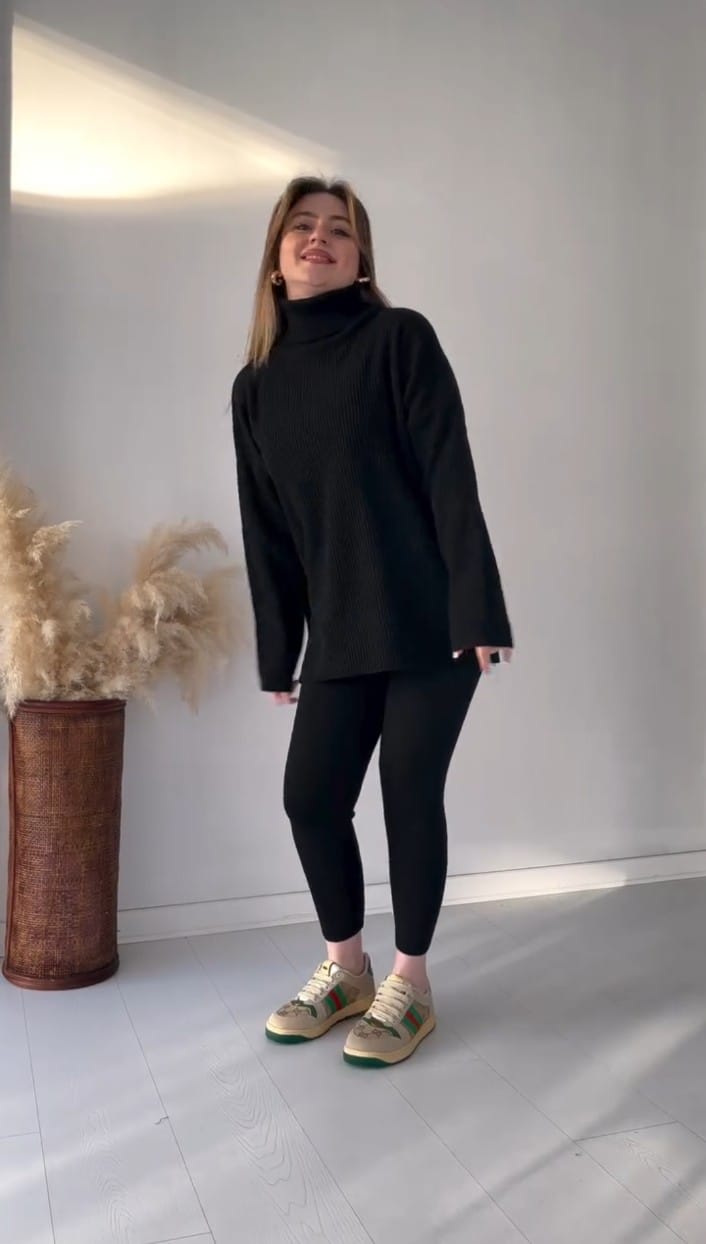 Women Winter HIGH NECK & Trouser Track Suit
