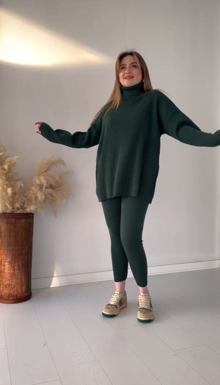 Women Winter HIGH NECK & Trouser Track Suit