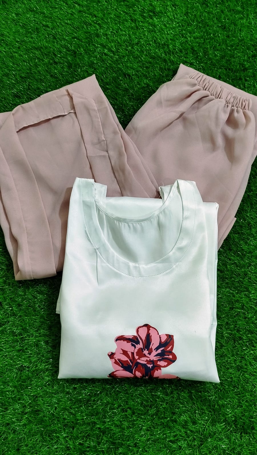 Premium Floral Shurg Style  Three-Piece