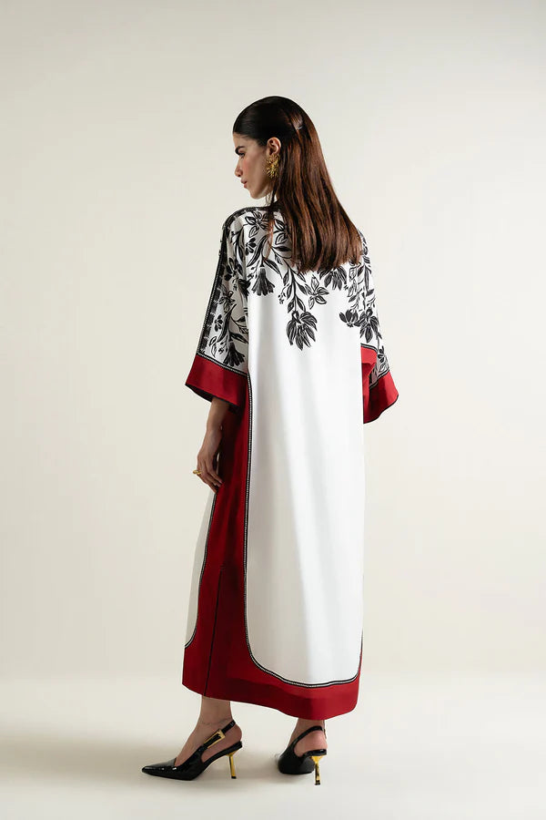 Floral Noir Luxe Suit with dupatta