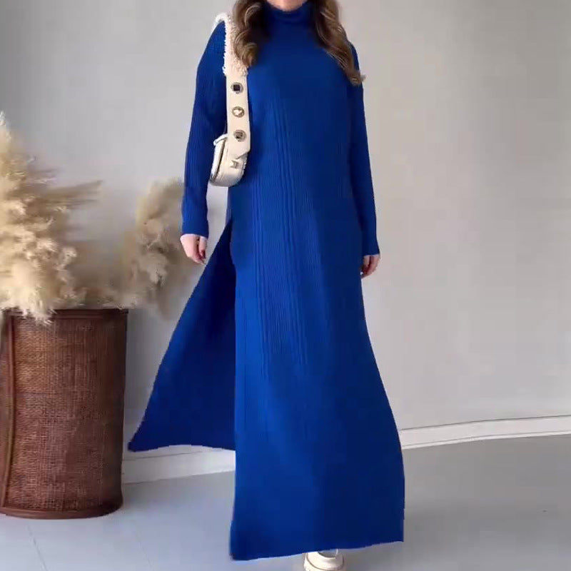 Winter wear ribbed long style Lining  Suit For Women